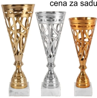 športové poháre - sada WIX výšky 37 - 32 - 28 cm