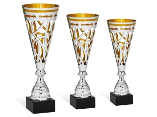 športové poháre - sada WIXS/G /5134/ výšky 38 - 37 - 35,5 cm