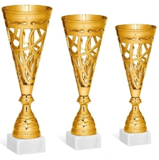 športové poháre - sada 5132, výšky 37 - 32 - 28 cm