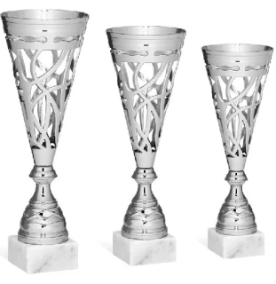 športové poháre - sada 5133, výšky 37 - 32 - 28 cm
