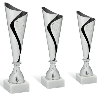 športové poháre - sada 5130, výšky 28 - 24 - 19 cm